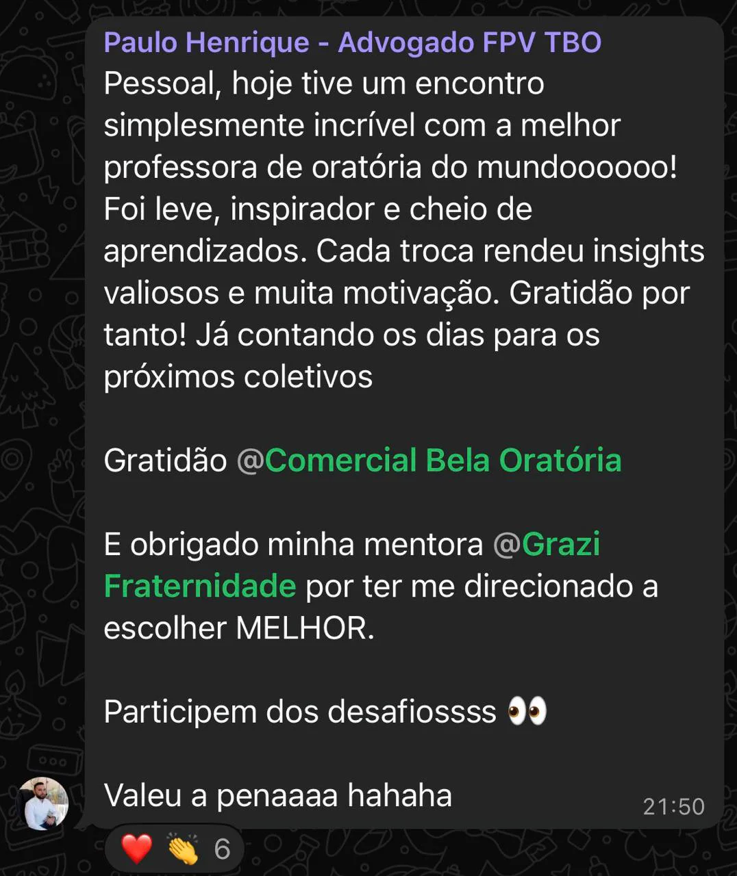 Depoimento Paulo Henrique — Advogado